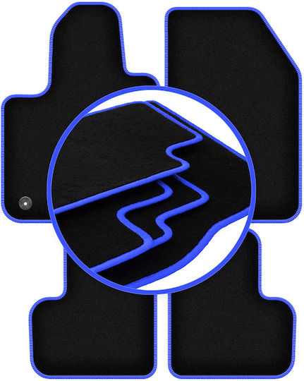 Carlux-blue Car Mats Fiat 500x Fl Crossover 2018