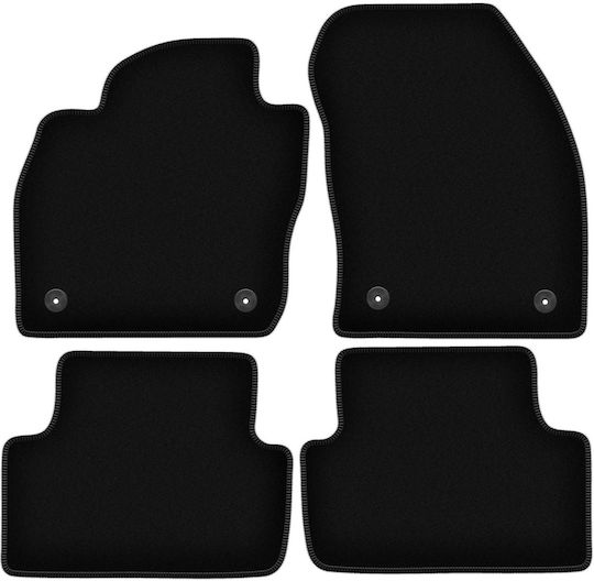 Basic Black Velvet Floor Mats Volkswagen T-cross Crossover 2019