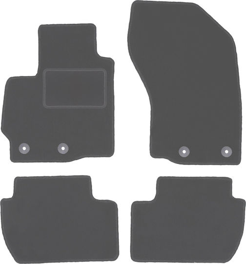 Graphite Car Mats Peugeot 4008 Crossover 2012-2017