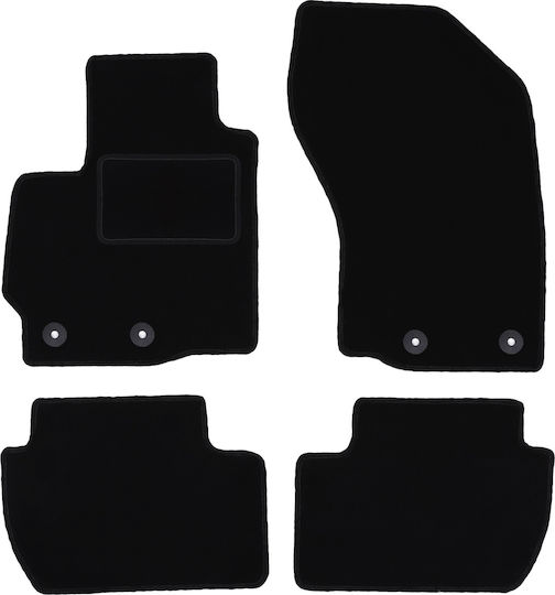 Black Velvet Floor Mats Mitsubishi Asx Crossover 2010-2019