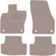 Beige Velvet Floor Mats Skoda Karoq Crossover 2017