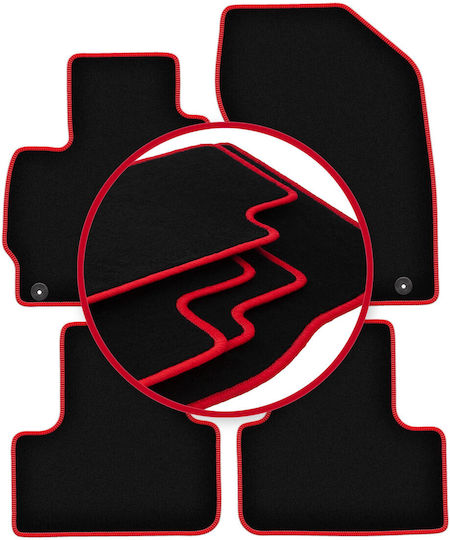 Carlux-red Car Mats Citroen C4 Aircross Crossover 2012-2017
