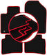 Carlux-red Car Mats Hyundai Bayon Crossover 2021