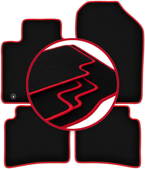 Carlux-red Car Mats Hyundai Bayon Crossover 2021