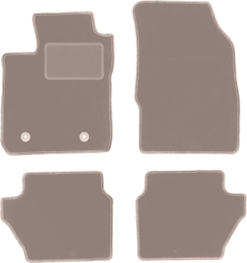 Beige Velvet Floor Mats Ford Ecosport Mk2 Fl Crossover 2017