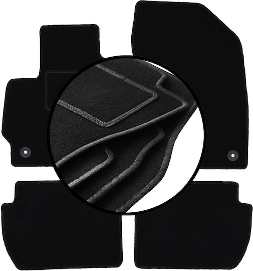 Velours Teppichmatten Set Peugeot 4008 Crossover 2012-2017