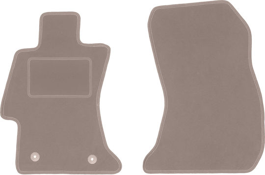 Beige Front Mats Subaru Levorg Estate 2014