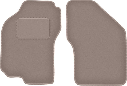 Beige Front Mats Fiat Bravo Hatchback 1995-2001