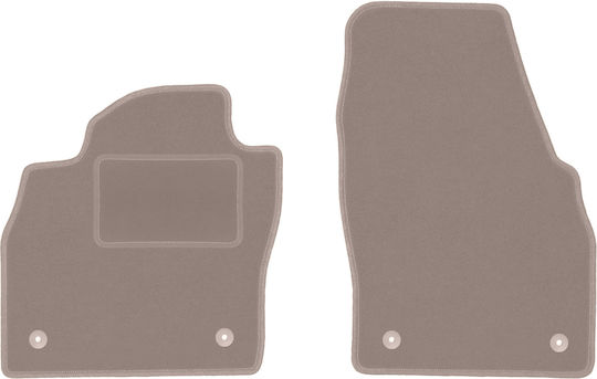 Beige Front Mats Skoda Scala Hatchback 2019
