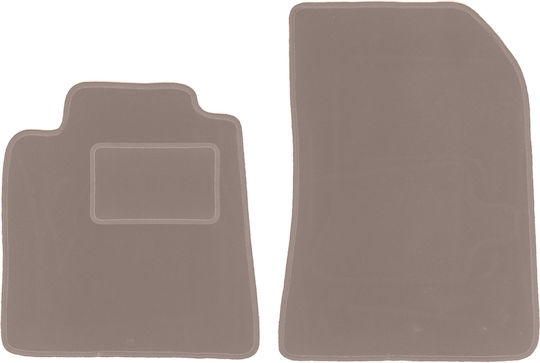 Beige Front Mats Renault Vel Satis Liftback Hatchback 2001-2010