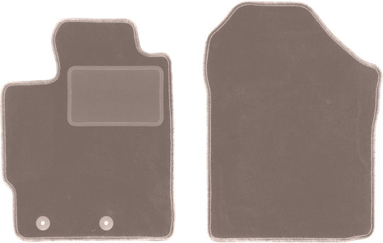 Beige Front Mats Toyota Verso-s Minivan 2010-2015