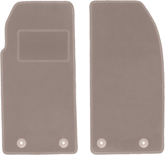Beige Front Mats Peugeot 205 Cabrio 1983-1998