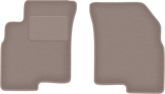 Beige Front Floor Mats Kia Magentis I Sedan 2001-2006
