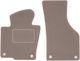 Beige Vordere Fußmatten Volkswagen Passat CC Coupé 2008-2012