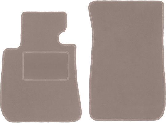 Beige Vordere Fußmatten BMW 1er E87 Hatchback 2004-2011