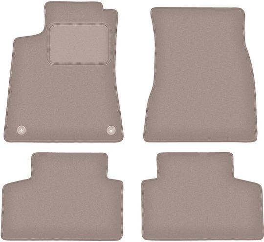 Beige Velvet Car Mats Mercedes-Benz GLB X247 SUV 2019