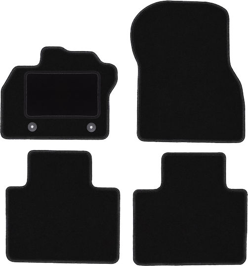 Black Velvet Floor Mats Renault Zoe Ii Hatchback 2018