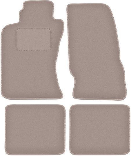 Beige Velvet Floor Mats Toyota Celica Vi Coupe 1993-2000