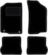 Black Velvet Floor Mats Volkswagen Scirocco Ii Coupe 1981-1992