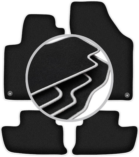 Carlux-silver Car Mats Peugeot Rcz Coupe 2010-2015