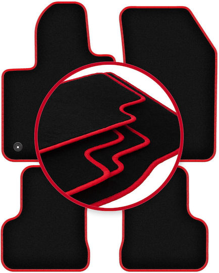 Carlux-red Car Mats Jeep Renegade Ii Suv 2018