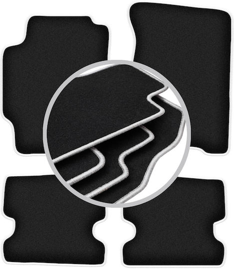 Carlux-silver Car Mats Mazda Mx-6 Ii Coupe 1992-1997
