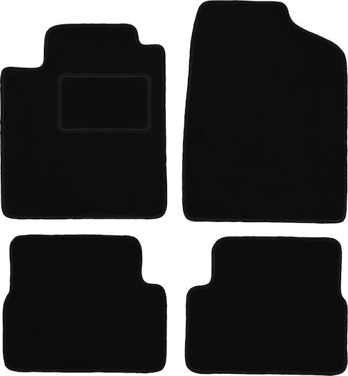 Schwarze Samt-Fußmatten Toyota Celica VIII Coupe 1999-2006