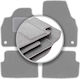 Gray Car Mats Audi A1 Ii Gb Hatchback 2018