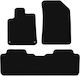 Basic Black Velvet Car Mats Peugeot 407 Coupe Sedan Wagon Sw 2004-2011