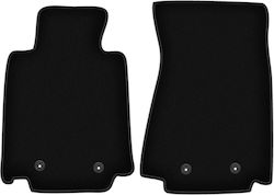 Basic Black Velvet Floor Mats Nissan 370z Coupe Roadster 2009-2020