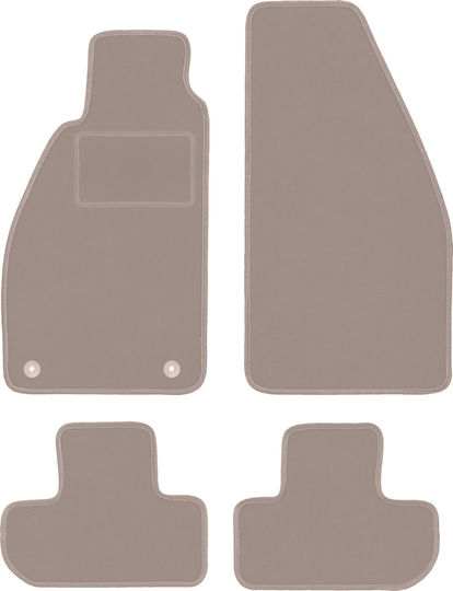 Beige Velvet Floor Mats Alfa Romeo Spider Coupe Cabrio 1995-2005