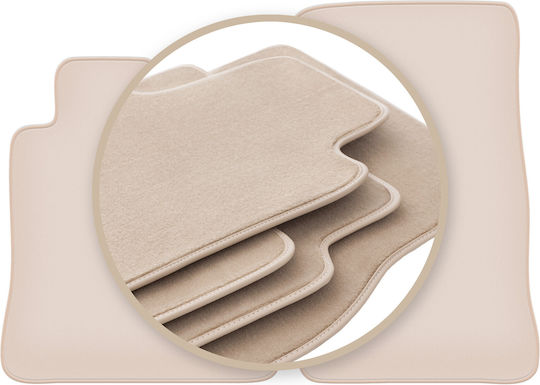 Premium Beige Floor Mats Chevrolet Camaro Vi Coupe 2015-2020