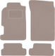 Beige Velvet Floor Mats Honda Crx Delsol Coupe Convertible 1992-1997