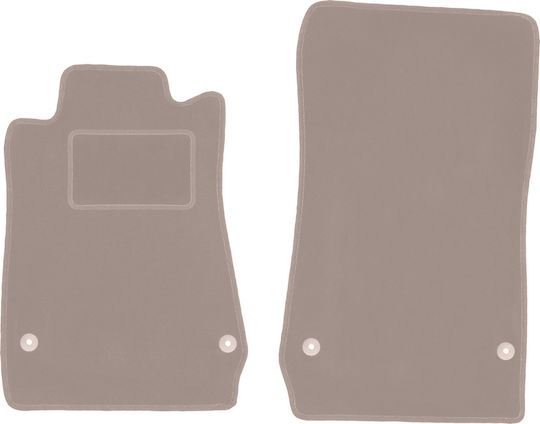 Beige Velvet Floor Mats Mercedes Slk R171 Coupe 2004-2011