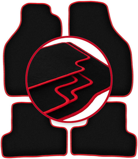 Carlux-red Car Mats Mitsubishi Eclipse Iii Coupe 1999-2006