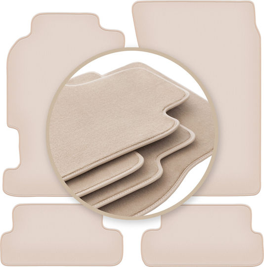 Premium Beige Car Mats Honda Prelude V Coupe 1996-2001