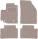 Beige Samt Fußmatten Suzuki Splash Hatchback 2008-2014