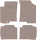 Beige Velvet Floor Mats Kia Cerato Hatchback Sedan 2004-2008