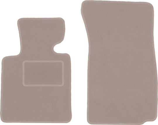 Beige Samt Fußmatten BMW Z4 E85 Cabrio 2002-2008