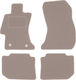 Beige Velvet Floor Mats Subaru Levorg Estate 2014