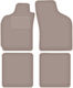 Beige Velvet Floor Mats Fiat Siena Sedan 1996-2006