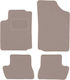 Beige Samt Fußmatten Citroen C3 Pluriel Cabrio 2003-2010