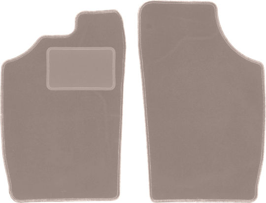 Covorașe de podea catifea bej Daihatsu Cuore V Hatchback 1997-2003