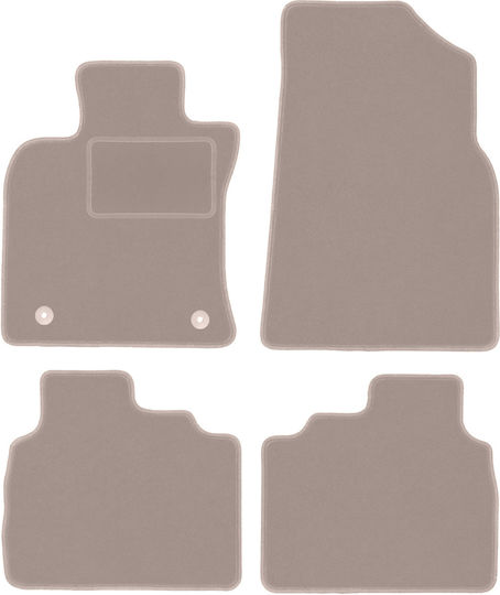 Beige Velvet Floor Mats Lexus Es Vii Sedan 2017
