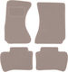 Beige Samt Fußmatten Daihatsu Terios I SUV 1997-2005
