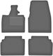 Graphite Car Mats Bmw I3 L01 Hatchback 2013
