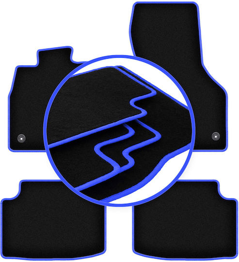 Carlux Blue Car Mats Volkswagen Golf Sportsvan Minivan 2014