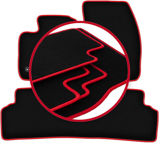 Carlux-red Car Mats Ford Tourneo Courier Kombivan 2014