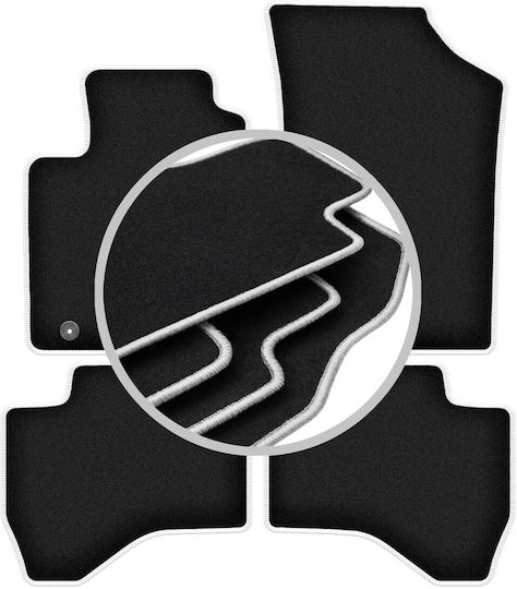 Carlux-silver Car Floor Mats Peugeot 108 Hatchback 2014