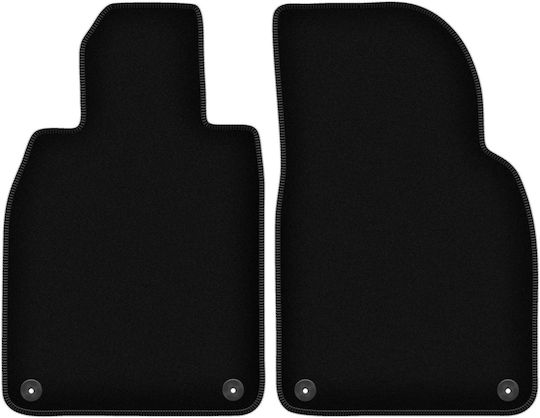 Basic Black Velvet Floor Mats Porsche Cayman 982 Roadster 2016